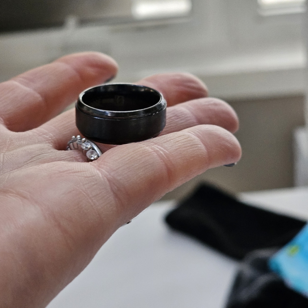 Tungsten size 10 men's wedding band